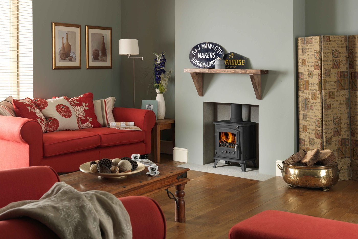 Saxon Blackwood Insert Wood Heater